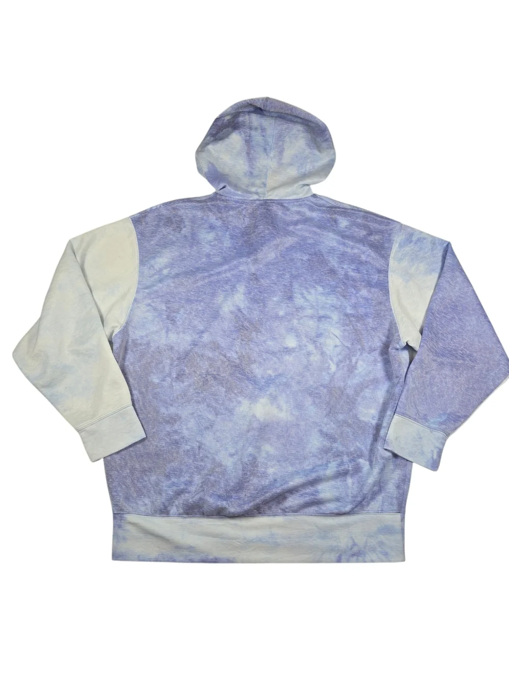 Nike Women's Blue/Purple Tie Dye Pockets Pullover Sweatshirt Hoodie, Size Small‎